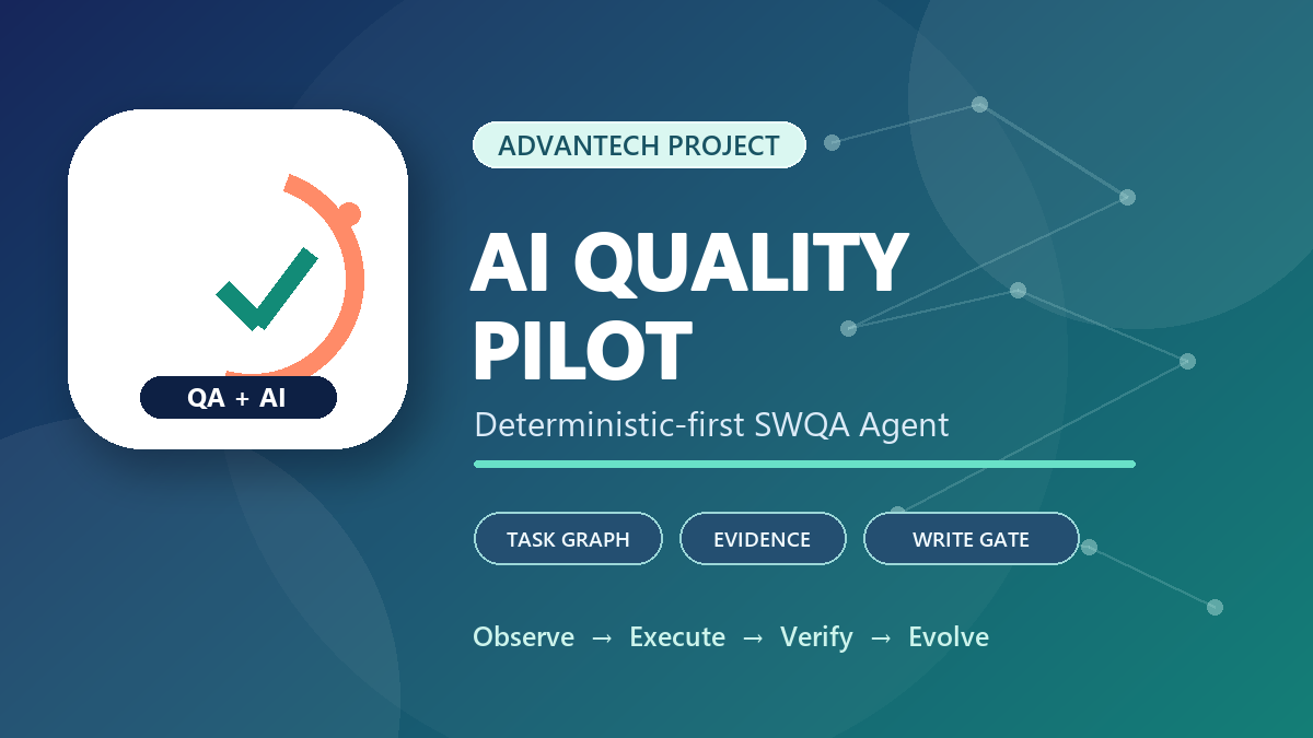 AI Quality Pilot：Deterministic-first 的 AI 軟體品質保證閉環系統
